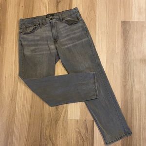 Lucky Brand 221 Straight Jeans Grey - 36x30”